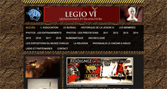 Desktop Screenshot of legio6victrix.com